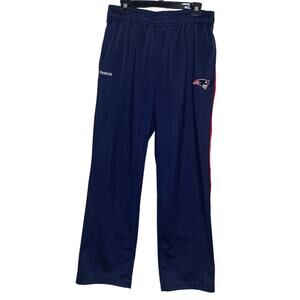Team Apparel NFL Patriots Men's Sweatpants Blue and Red Size M